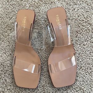Torgeis SZ 6, crystal ball heel Chantal sandals.